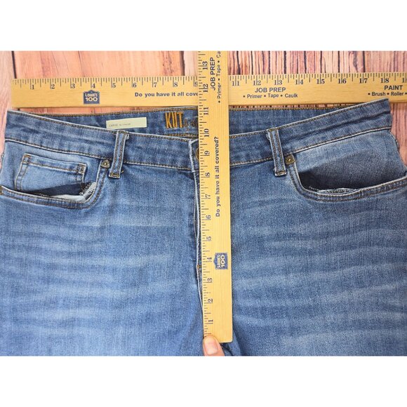 Kut From The Kloth Carrie Boyfriend Jeans 14 (36x31) Medium Wash - Picture 10 of 11
